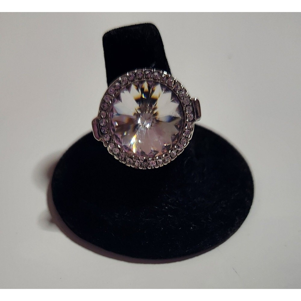 Lia Sophia Truce Crystal Ring sz-7